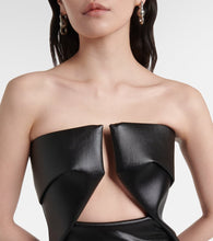 Rick Owens Prong cutout cotton-blend cocktail dress