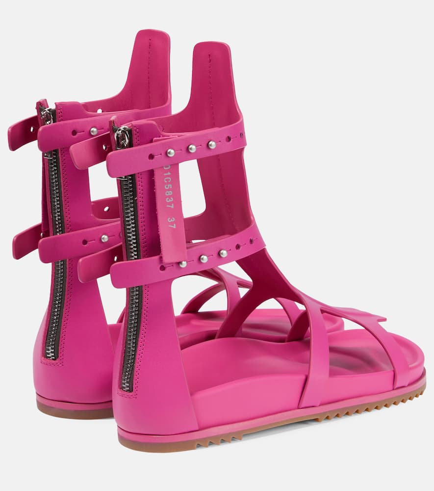 Rick Owens Rubber gladiator sandals