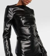 Rick Owens Ruched coated cotton gown