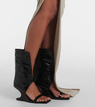 Rick Owens Ruched cotton jersey maxi skirt