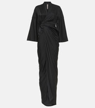 Rick Owens Satin wrap gown. Rick Owens 缎面裹身礼服