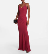Rick Owens Silk-satin maxi dress