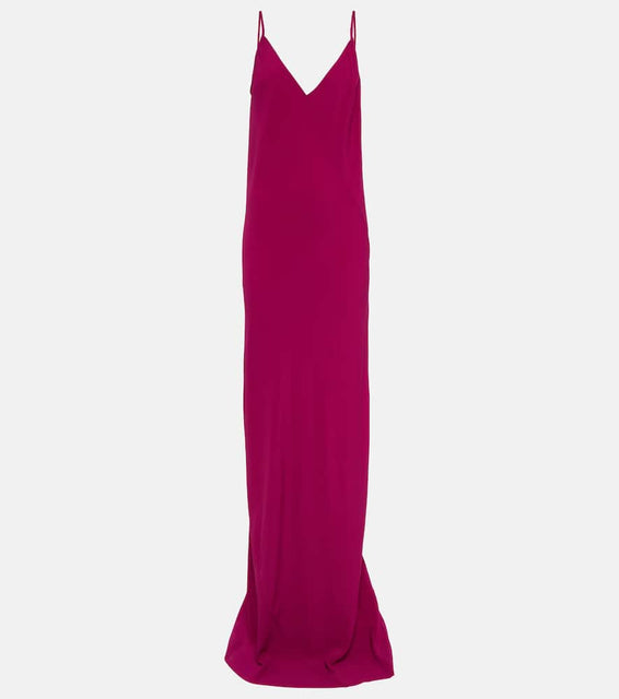 Rick Owens Silk-satin maxi dress
