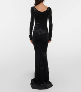 Rick Owens Slip jersey maxi dress