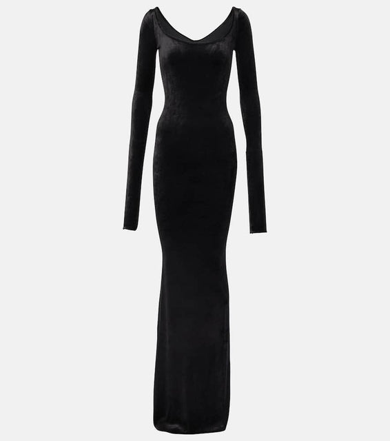 Rick Owens Slip jersey maxi dress