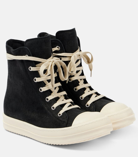 Rick Owens Sneaks high-top canvas sneakers