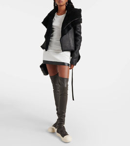 Rick Owens Stocking knee-high leather sneakers