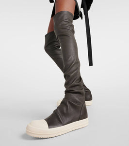 Rick Owens Stocking knee-high leather sneakers