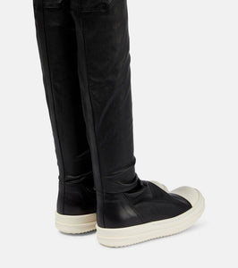 Rick Owens Stocking over-the-knee leather boots