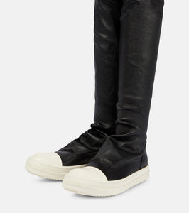 Rick Owens Stocking over-the-knee leather boots