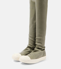 Rick Owens Stockings over-the-knee leather sneakers