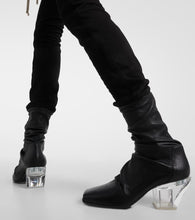 Rick Owens Stretch leather ankle boots