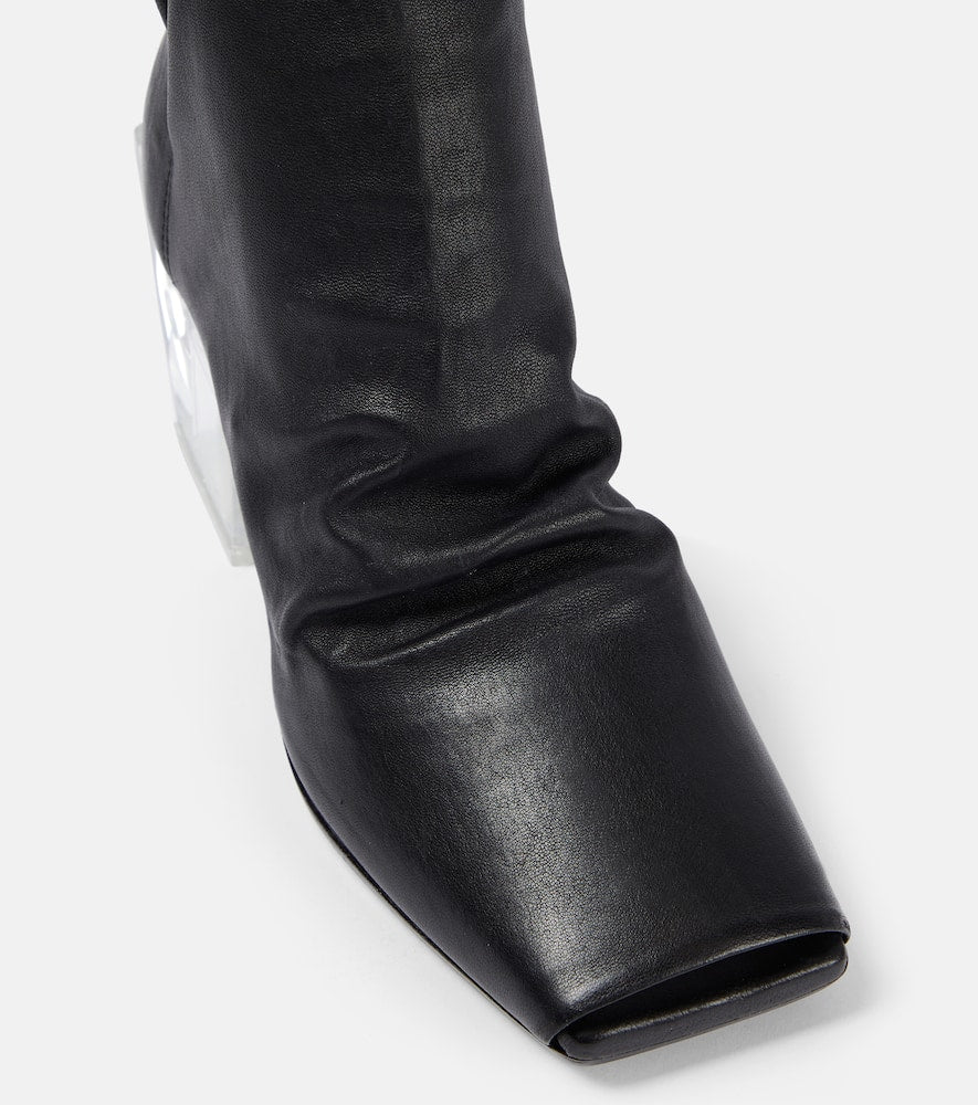 Rick Owens Stretch leather ankle boots