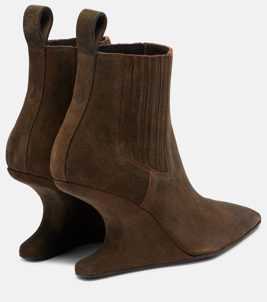 Rick Owens Suede ankle boots