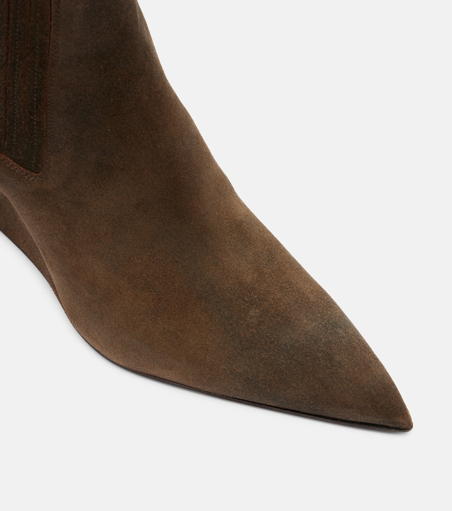 Rick Owens Suede ankle boots