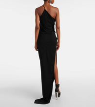 Rick Owens Taco one-shoulder cotton maxi dress