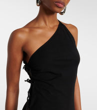 Rick Owens Taco one-shoulder cotton maxi dress