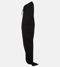 Rick Owens Taco one-shoulder cotton maxi dress