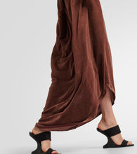 Rick Owens Tommykite gathered jersey gown