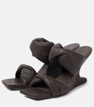 Rick Owens Twisted Cantilever 80 leather mules