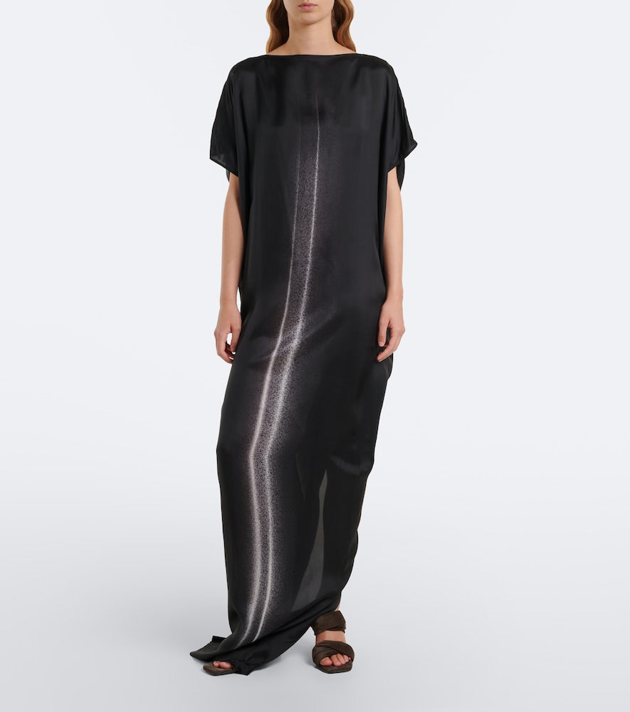 Rick Owens Twisted Cantilever suede wedge mules