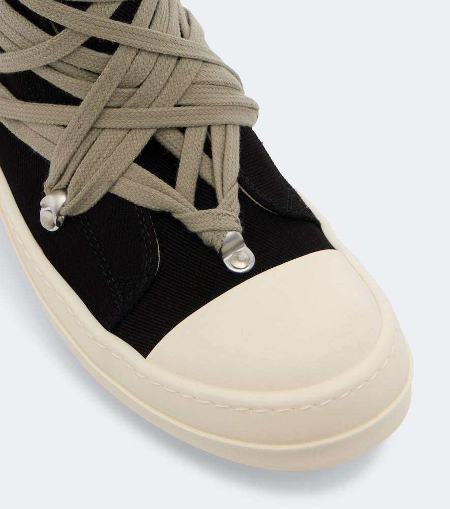 Black Rick Owens DRKSHDW Megalace high-top sneakers - High Top Sneakers