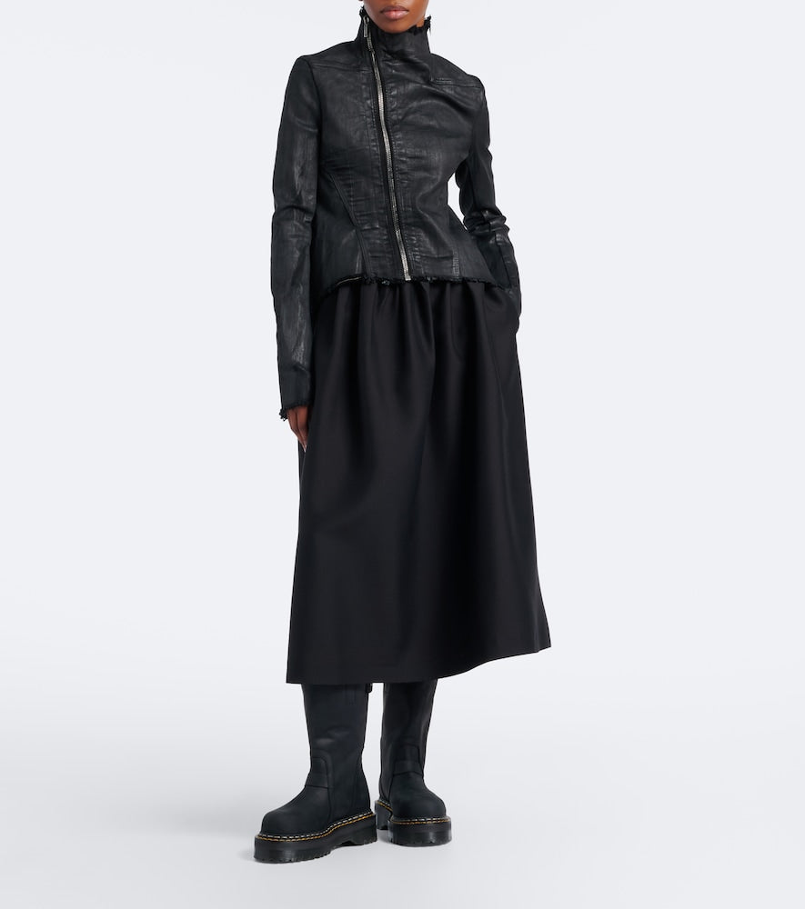 Rick Owens DRKSHDW x Dr. Martens Quad platform boots (Black) - Flat Boots