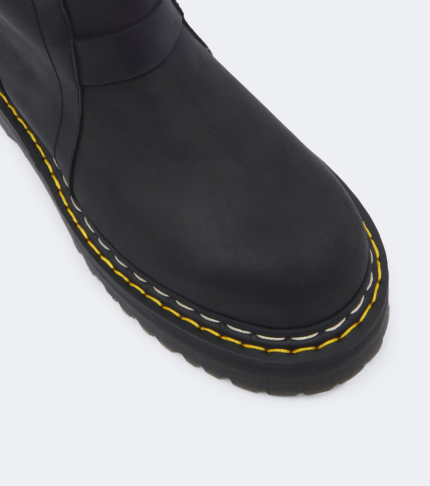Rick Owens DRKSHDW x Dr. Martens Quad platform boots (Black) - Flat Boots