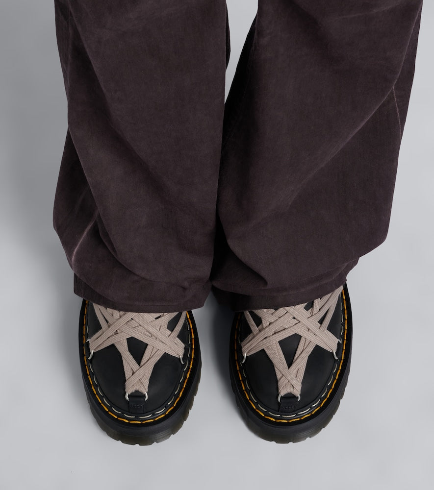 Black Rick Owens DRKSHDW x Dr. Martens leather mules - Mules