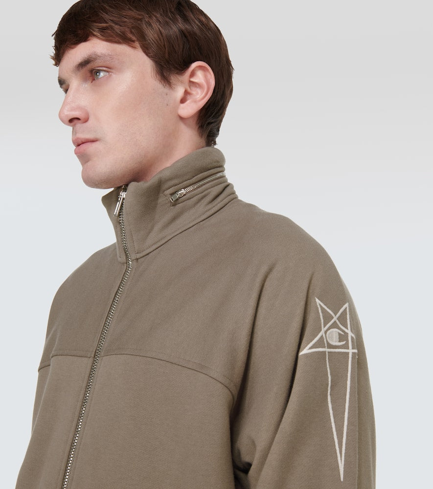 Rick Owens x Champion√Ç¬Æ Mountain asymmetric cotton jacket