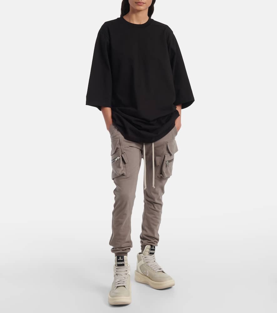 Rick Owens x Converse Turbowpn leather high-top sneakers