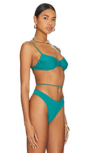 Riot Swim Jax Bikini Top in Blue