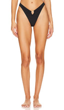 Riot Swim Ring Zoe Ring Embellished Bikini Bottom in Black - Riot Swim Ring - Zoe - Bas de bikini orné d'anneaux - Noir - Riot Swim Ring Zoe Ring 黑色比基尼泳裤 - Riot Swim Ring Zoe Ring verzierte Bikinihose in Schwarz - Riot Swim Ring Zoe Ring 장식 비키니 하의 블랙 색상 - Riot Swim Ring Zoe Ring fondo bikini decorato in nero