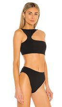 Riot Swim Vista Bikini Top in Black