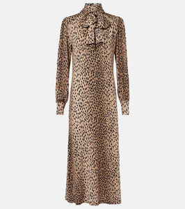 Rixo Avalon polka-dot maxi dress
