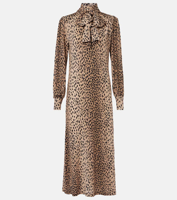Rixo Avalon polka-dot maxi dress