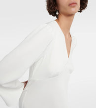 Rixo Bridal Mya feather-trimmed dress