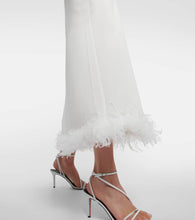 Rixo Bridal Mya feather-trimmed dress