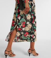 Rixo Carey floral cotton midi dress