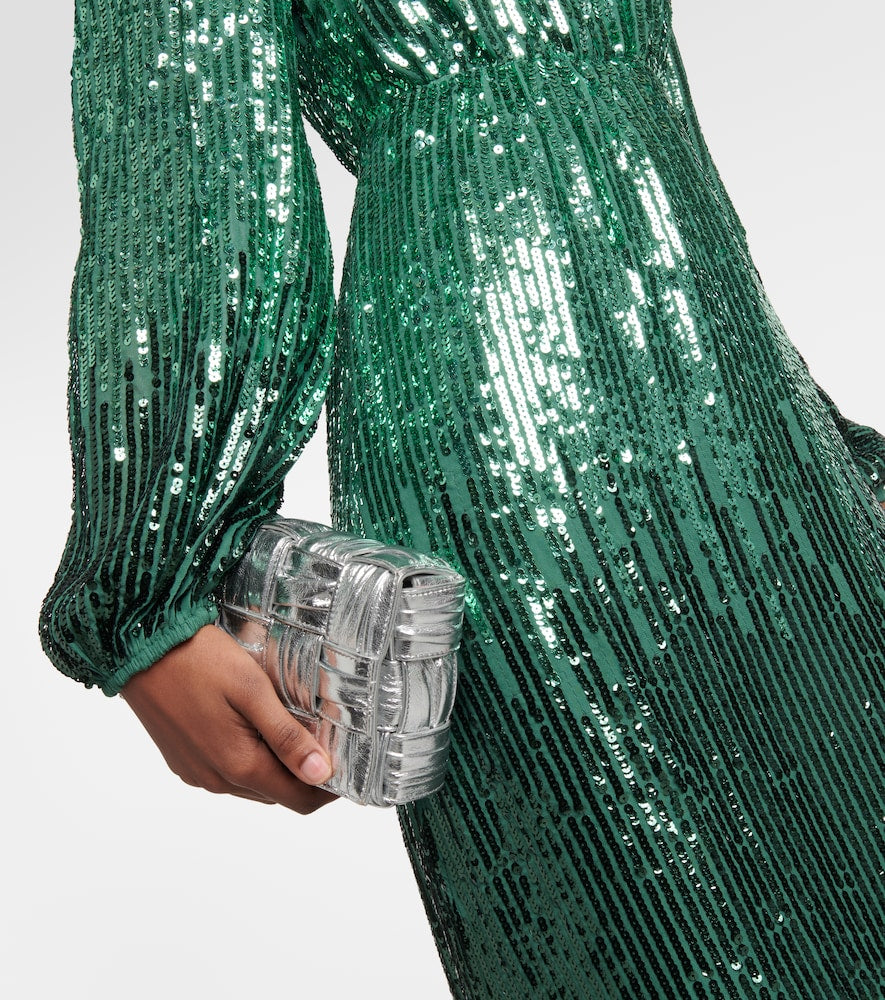 Rixo Coco sequined maxi dress