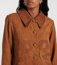 Rixo Dionne appliqu√É¬© suede jacket