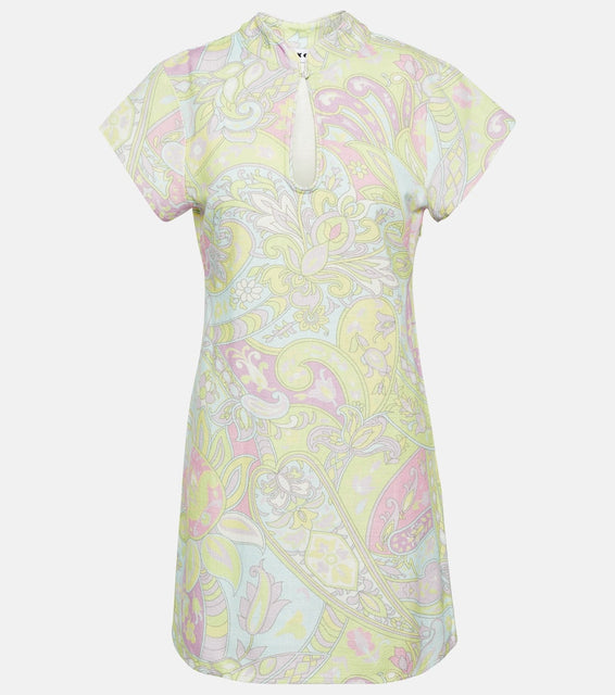 Rixo Floral cotton minidress