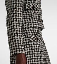 Rixo Houndstooth cropped jacket