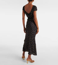 Rixo Iggy polka-dot midi dress