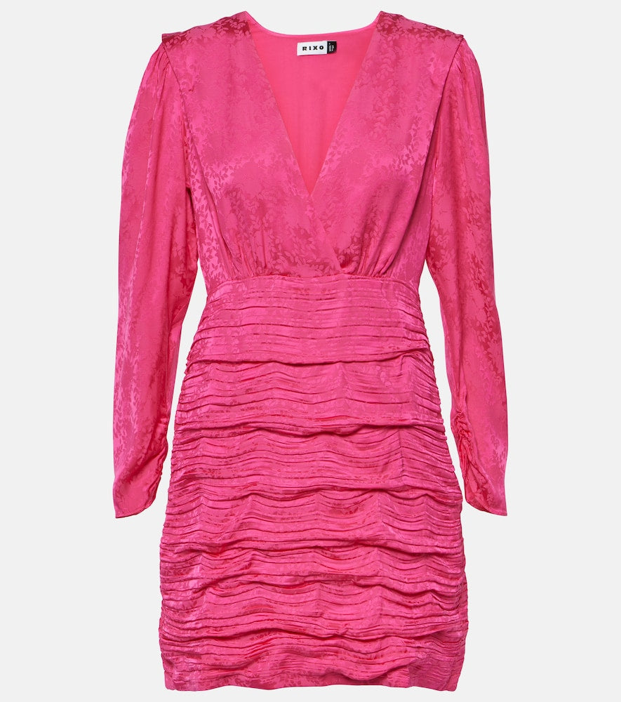 Rixo Jacquard minidress. Rixo 提花迷你连衣裙