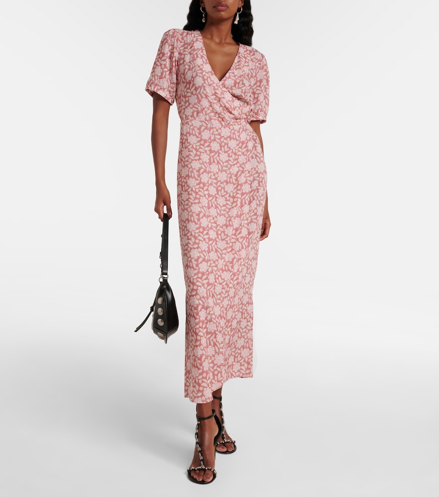 Rixo Katrina floral midi dress