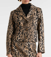 Rixo Leila leopard-print jacket