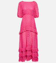 Rixo Shireen fil coup√É¬© georgette maxi dress
