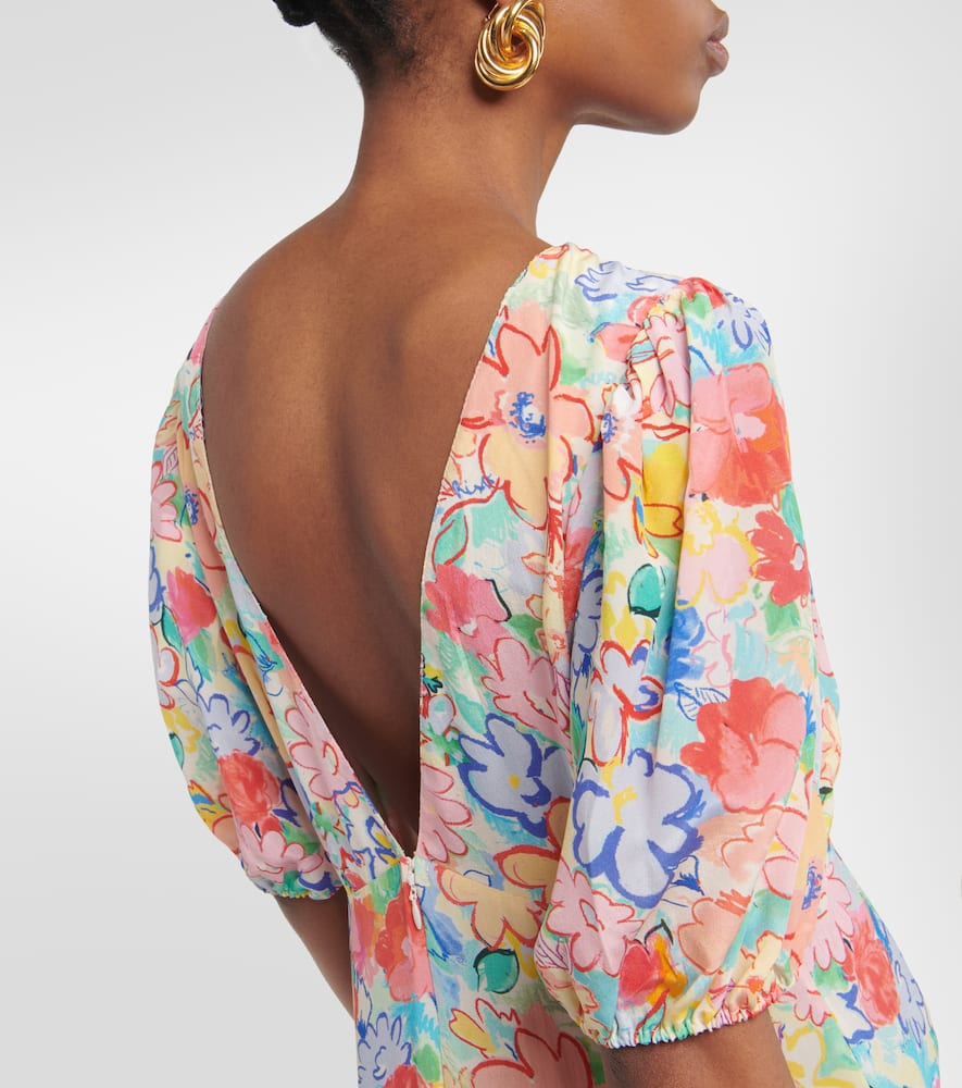 Rixo Shireen floral maxi dress