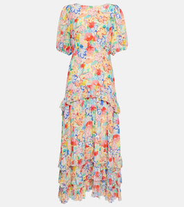 Rixo Shireen floral maxi dress